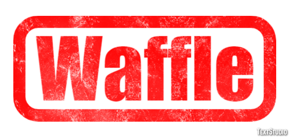 Waffle Efekt tekstowy