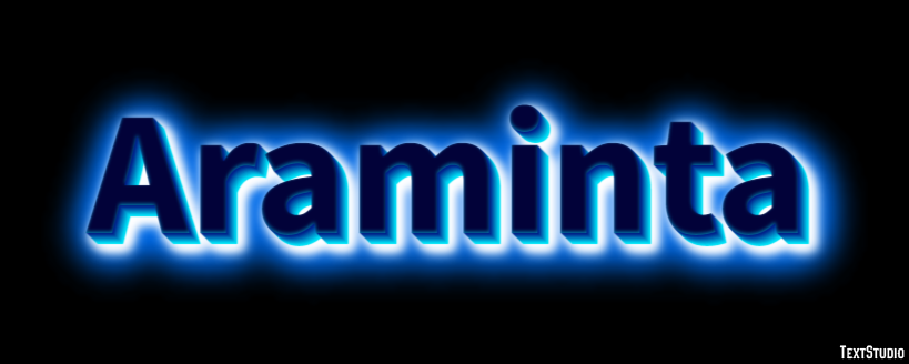 Araminta Text effect