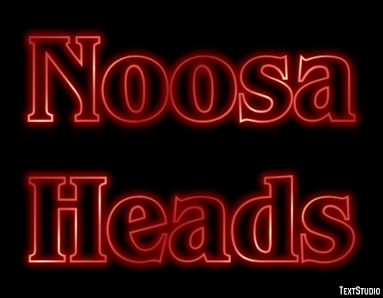 Noosa Heads Efeito de texto