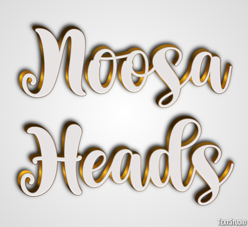 Noosa Heads Efeito de texto