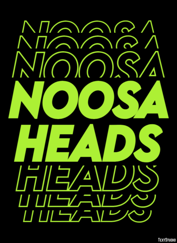 Noosa Heads Efekt tekstowy