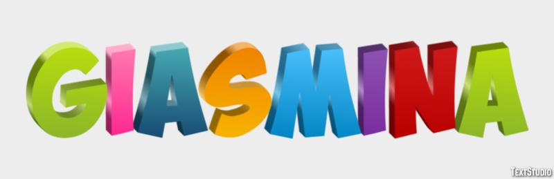 Giasmina Effetto testo