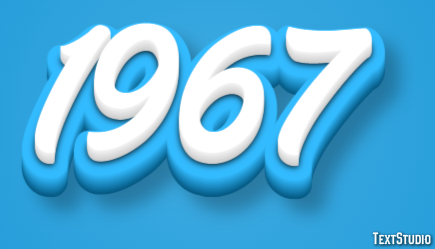 1967 Efecto de Texto