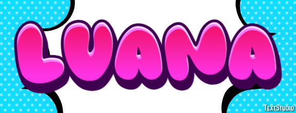 Luana Efeito de texto
