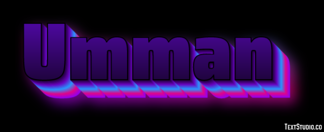 Umman Text Effect