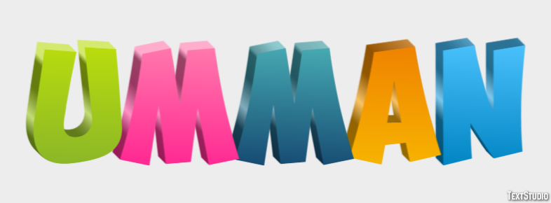 Umman Text Effect