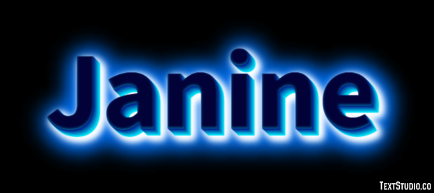 Janine Text Effect