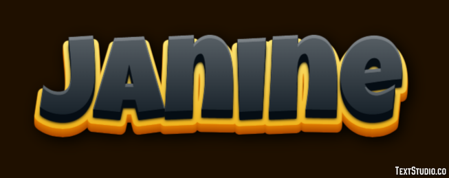 Janine Text Effect