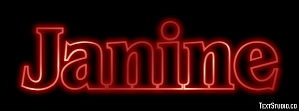 Janine Text Effect