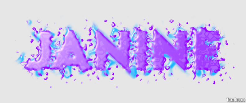 Janine Text Effect