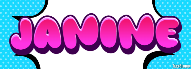 Janine Text Effect