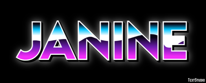 Janine Text Effect