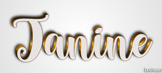 Janine Text Effect