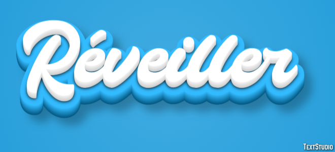 Réveiller Efecto de Texto