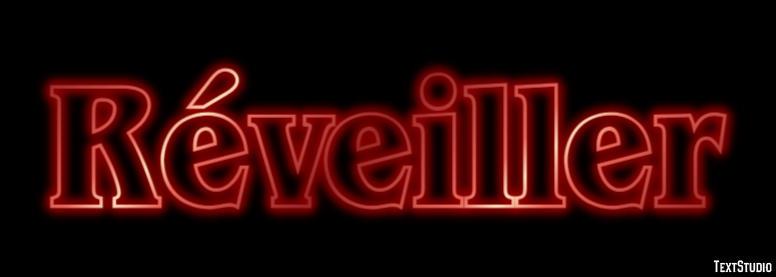 Réveiller Efecto de Texto