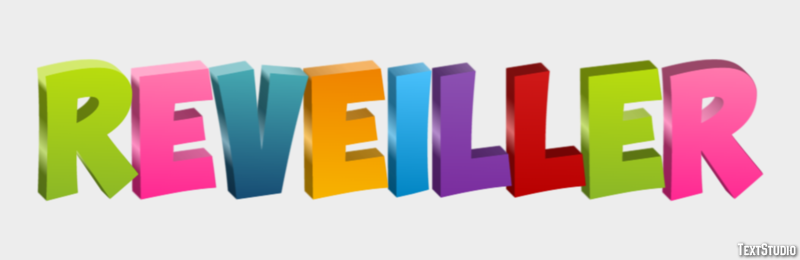 Réveiller Efecto de Texto