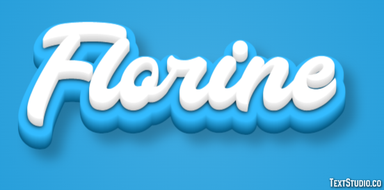 Florine Texteffekt