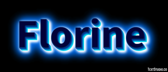 Florine Texteffekt