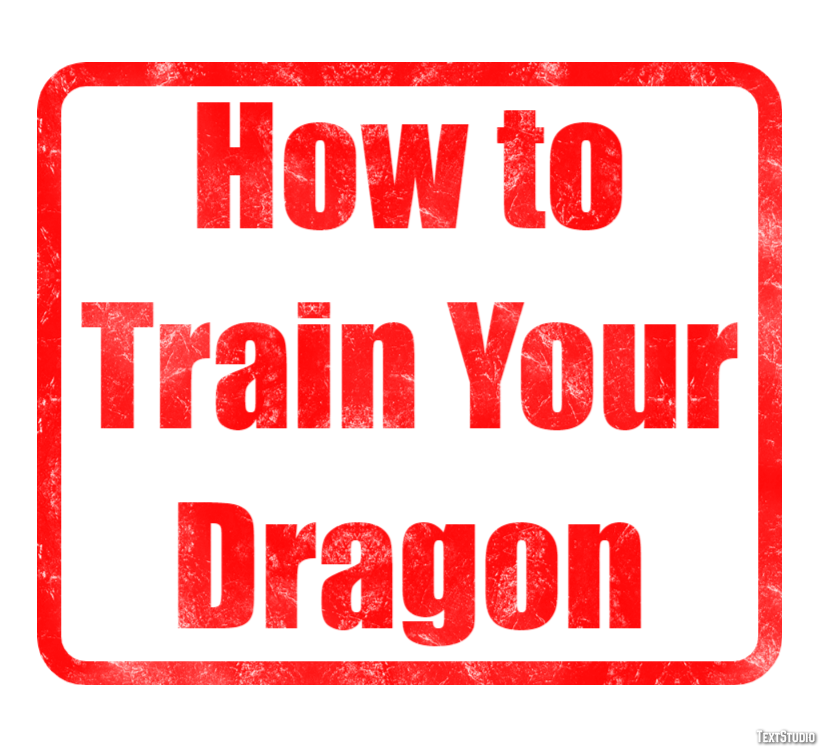 How to Train Your Dragon Text effect
