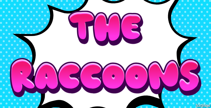 The Raccoons Text effect