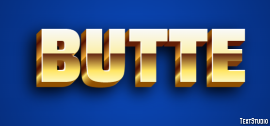 Butte Efekt tekstowy