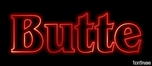 Butte Efekt tekstowy