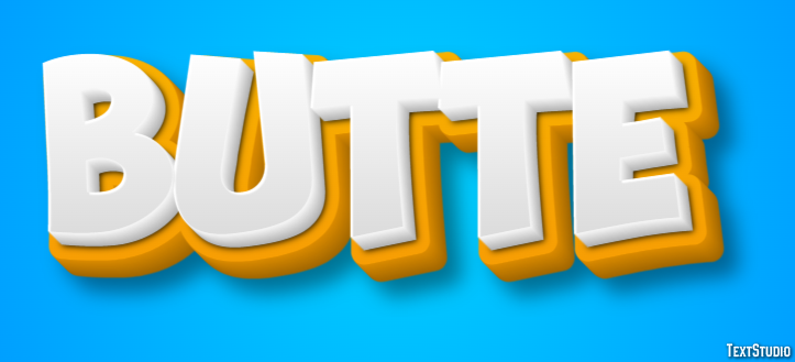 Butte Efekt tekstowy