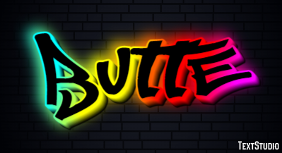 Butte Effetto testo
