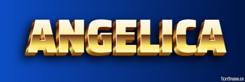 Angelica Efeito de texto