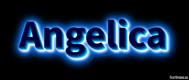 Angelica Эффект текста