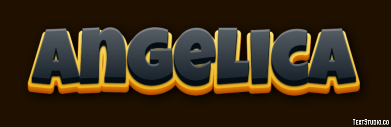Angelica Efeito de texto