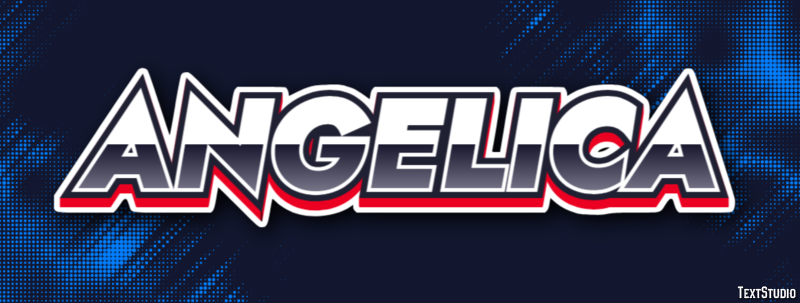Angelica Efeito de texto