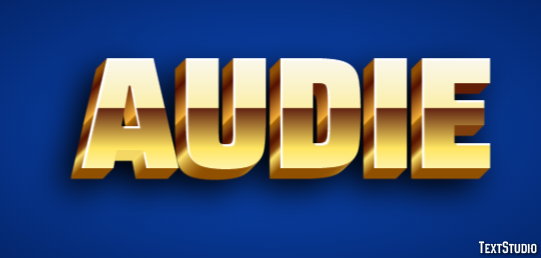 Audie Text Effect