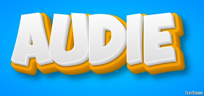 Audie Text Effect