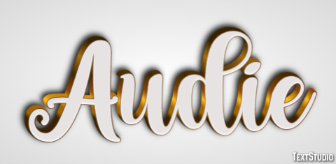 Audie Text Effect