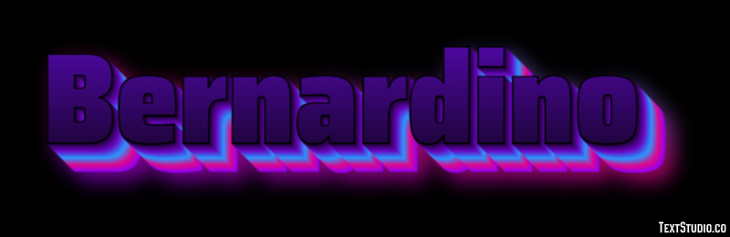 Bernardino Efecto de Texto