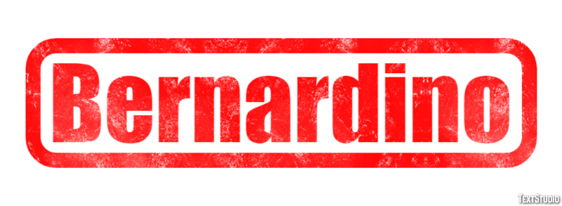 Bernardino Efecto de texto