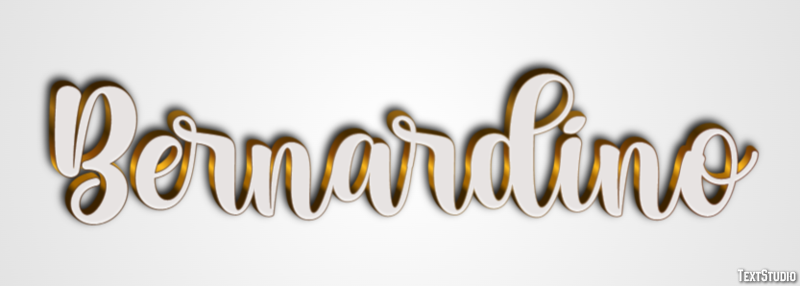 Bernardino Efecto de texto