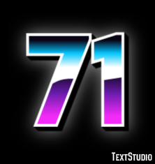 71 Efecto de Texto
