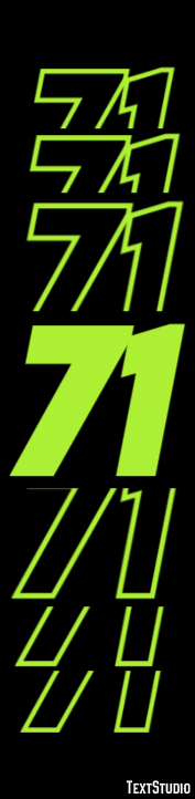 71 Efecto de Texto