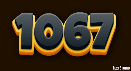 1067 Эффект текста