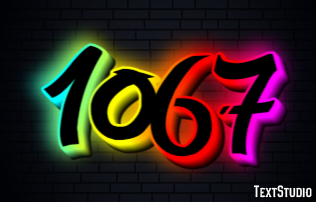 1067 Эффект текста