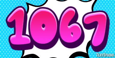 1067 Эффект текста