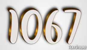 1067 Эффект текста