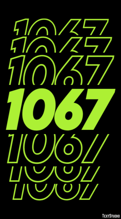 1067 Эффект текста