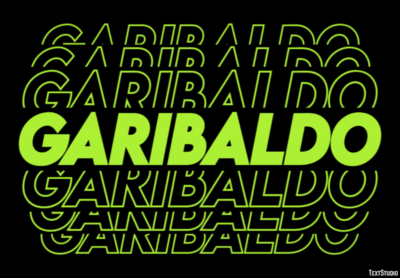Garibaldo Effetto testo