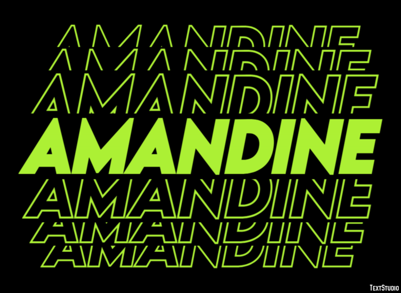 Amandine Effet de Texte