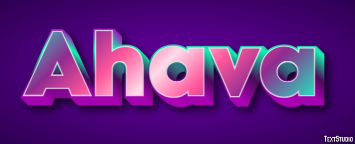 Ahava Efekt tekstowy
