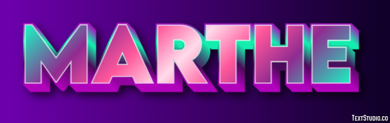Marthe Text Effect