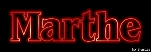 Marthe Text Effect